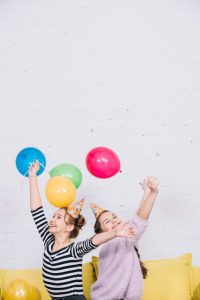 decoracion con globos para cumpleaños niñas