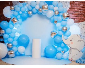 arco de globos para cumpleaños divetido y feliz