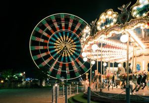 Parque para animaciones infantiles al aire libre