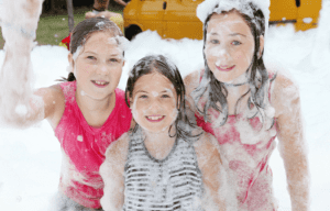 fiesta de espuma infantil increible