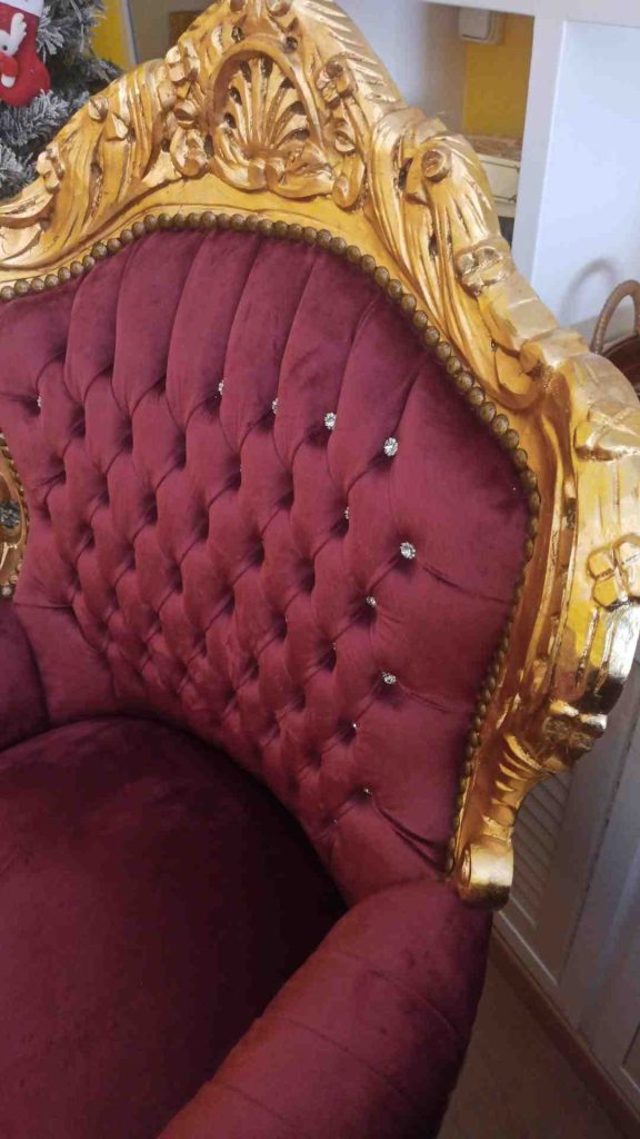 alquiler sillón rey mago para evento navideño