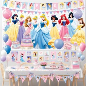 decoración cumpleaños princesas disney especial sorpresa