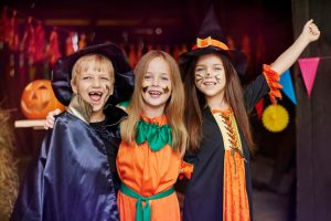 Fiesta infantil de Halloween disfraces