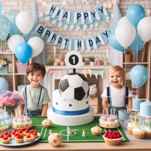 decoración cumpleaños futbol para niños