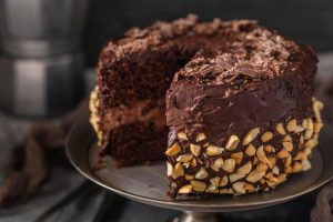 pastel de cumpleaños de chocolate 