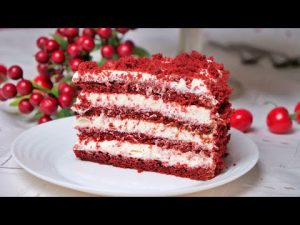 Pastel red velvet  - postre