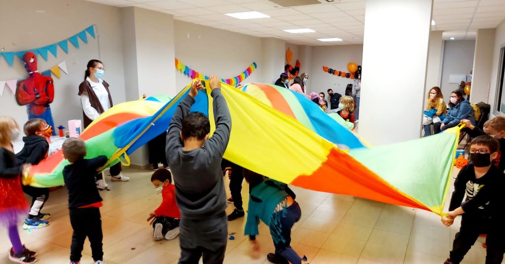 Animación infantil Zaragoza fiesta cumpleaños infantil niños jugando