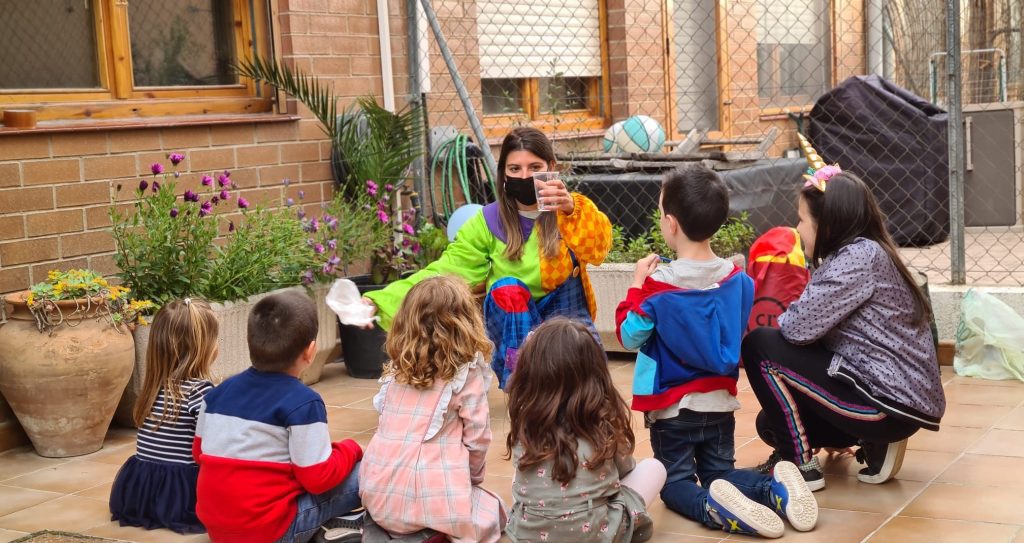 Animación infantil Zaragoza fiesta de cumpleaños infantil niños jugando